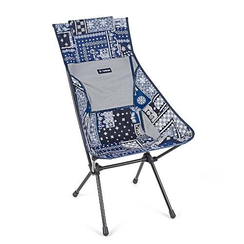 Sunset Chair Blue Bandanna Quilt