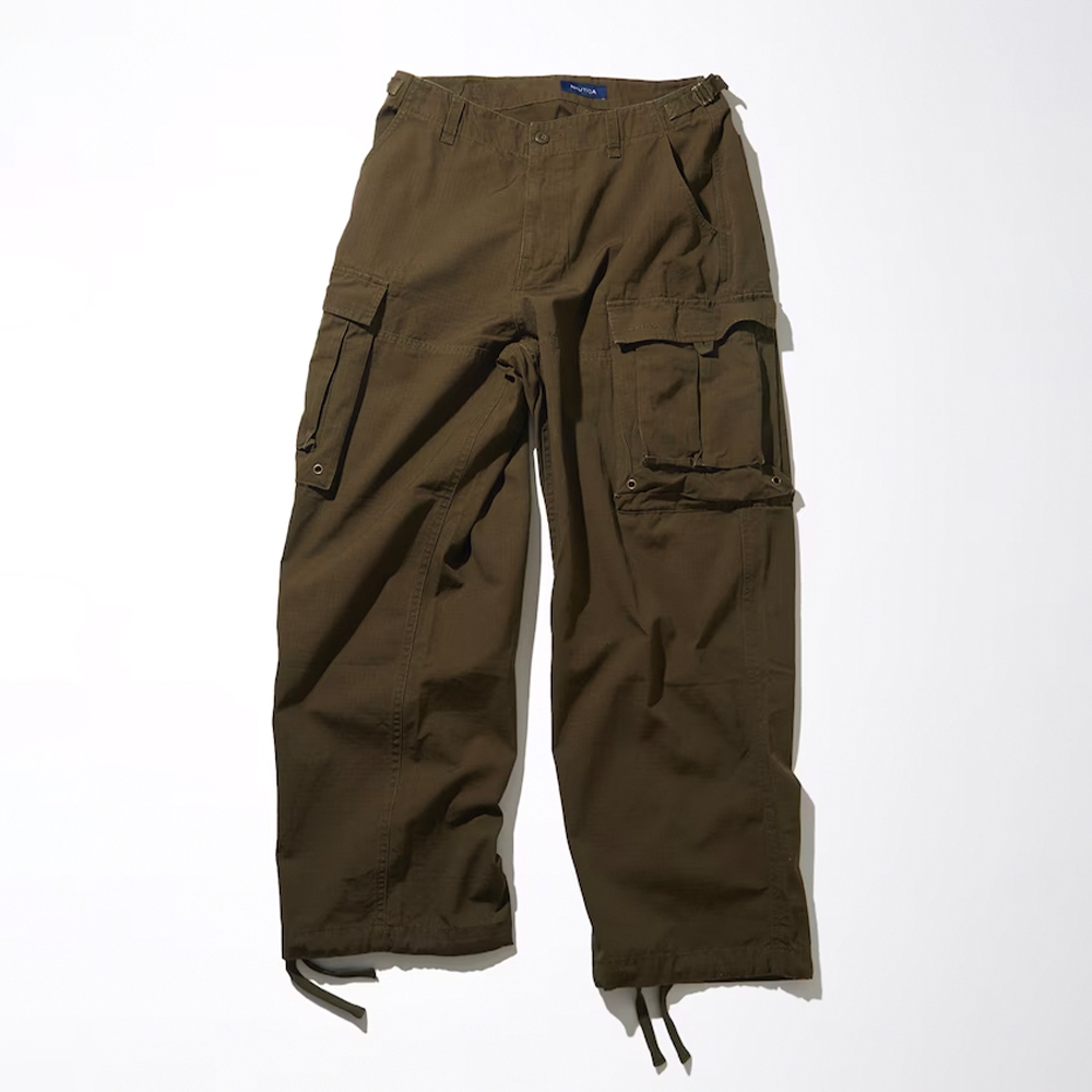 [JP LINE] STRAIGHT FIT CARGO PANTS OLIVE